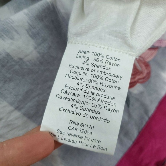 Pankaj & Nidhi Anthropologie Dress XS Off Shoulder Ikat Pom Pom Tassel Mini - Picture 10 of 10